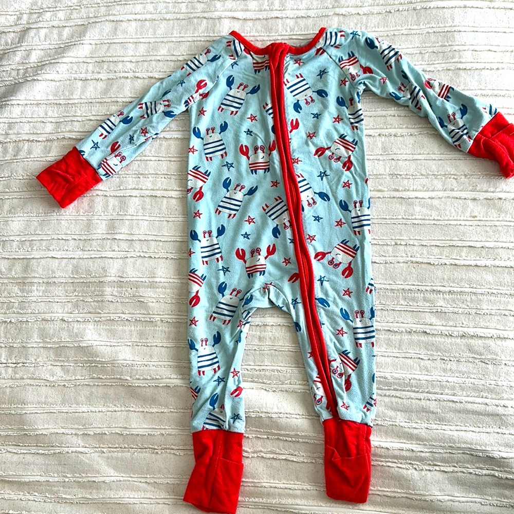 Caden Lane convertible zip romper